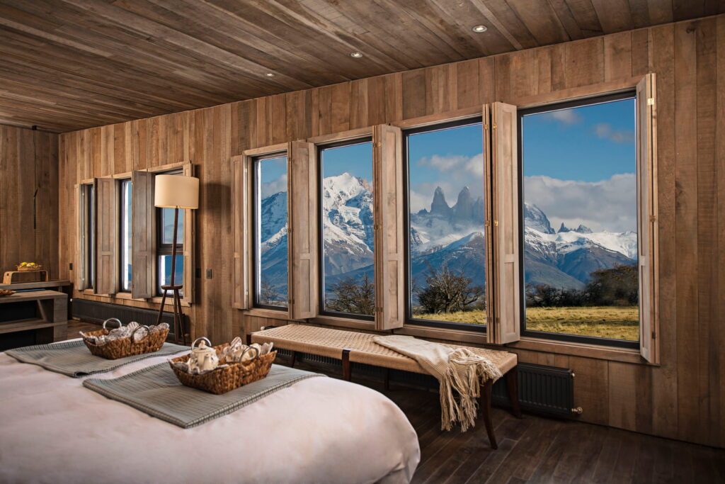 Torres del Paine Luxury Travel: Discover the Best of Chilean Patagonia 6 Awasi Patagonia in Torres del Paine luxury villa interior with panoramic Patagonia views