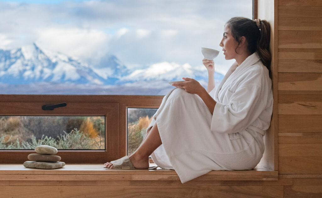 Torres del Paine Luxury Travel: Discover the Best of Chilean Patagonia 7 Tierra Patagonia luxury lodge experience in Torres del Paine overlooking the Chilean Patagonia landscape