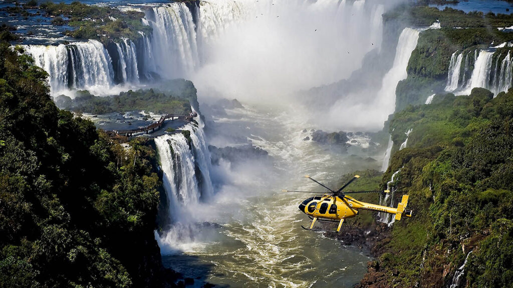 Iguazu falls with Glaminess Luxury Travel. Experience with helicopter