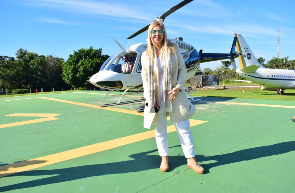 Helicopter experience in Iguazu falls with Silvina Luna, CEO of Glaminess Luxury Travel